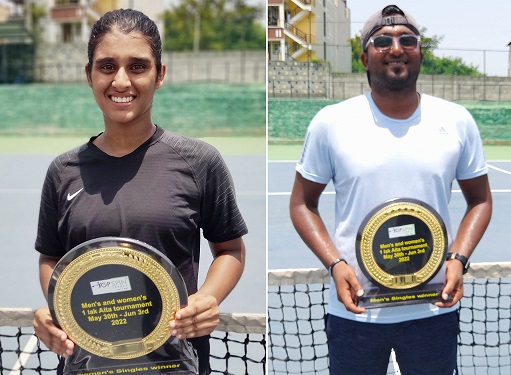 Mohit completes a double, Gayatri emerges womens champ at Topspin AITA Pro Circuit